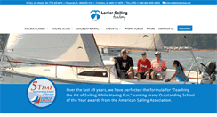 Desktop Screenshot of laniersail.com